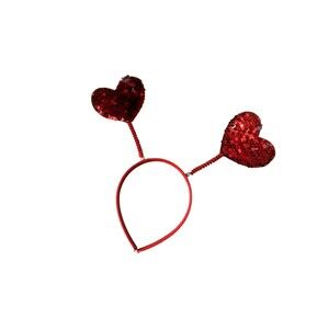 Hearts spring sequin bouncy headband cute for Valentine’s Day